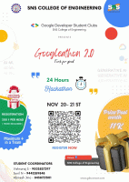 Googleathon 2.0 Hackathon Poster